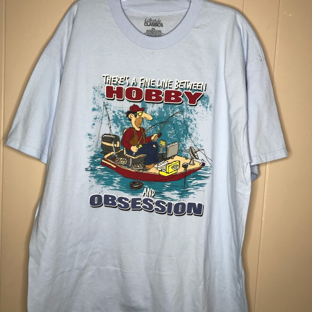 Men’s fishing graphic t shirt
